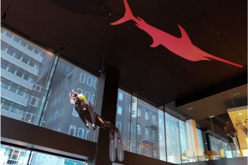 Q202-AtelierRundgang 2017, Das Stilwerk Praterstraße 1, ist geflutet. Hans Heisz