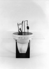 Tischobjekt 1997, Tischplattenhöhe 70 cm. Hans Heisz 